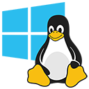 Windows Linux Hosting Icon